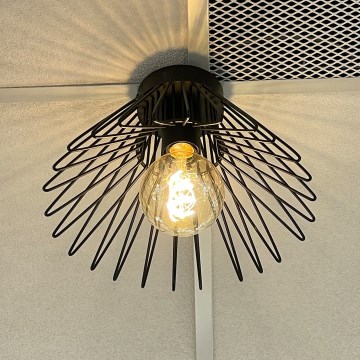 ONLI - Plafondlamp DUCCIO 1xE27/22W/230V diameter 30 cm zwart