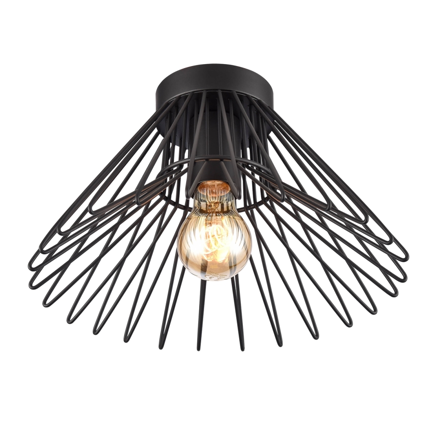 ONLI - Plafondlamp DUCCIO 1xE27/22W/230V diameter 30 cm zwart