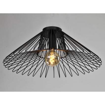 ONLI - Plafondlamp DUCCIO 1xE27/22W/230V diameter 60 cm zwart
