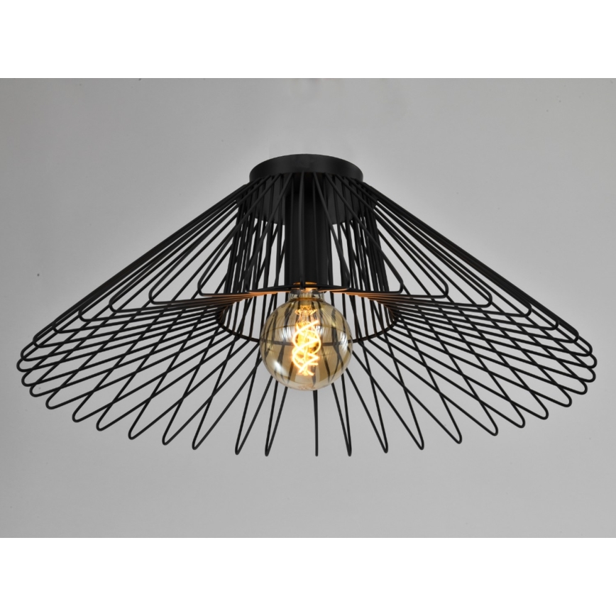 ONLI - Plafondlamp DUCCIO 1xE27/22W/230V diameter 60 cm zwart