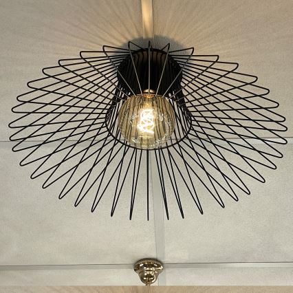 ONLI - Plafondlamp DUCCIO 1xE27/22W/230V diameter 60 cm zwart