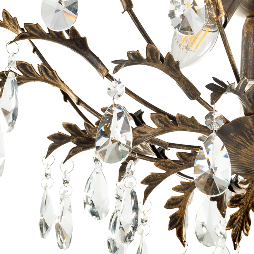 ONLI - Plafondlamp TERESA 3xE14/6W/230V brons