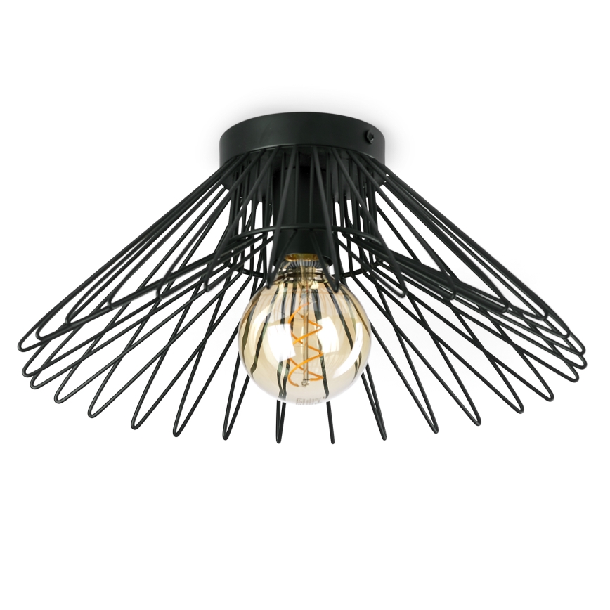 ONLI - Plafonnier DUCCIO 1xE27/22W/230V d. 40 cm noir
