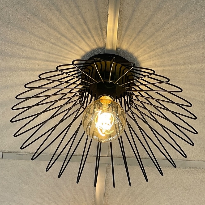 ONLI - Plafonnier DUCCIO 1xE27/22W/230V d. 40 cm noir