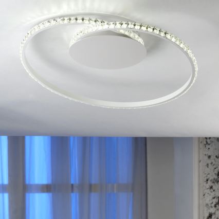 ONLI - Plafonnier EDEN LED/26W/230V 4500K d. 50 cm blanc