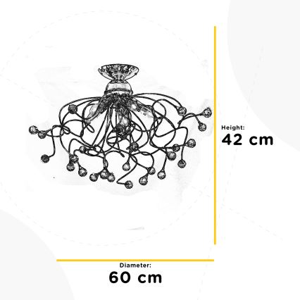 ONLI - Plafonnier TRILLY 5xE14/6W/230V