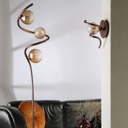 ONLI - Staande Lamp FRIDA 3xG9/10W/230V koper