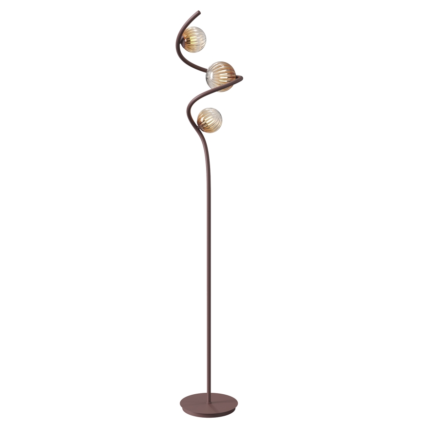 ONLI - Staande Lamp FRIDA 3xG9/10W/230V koper
