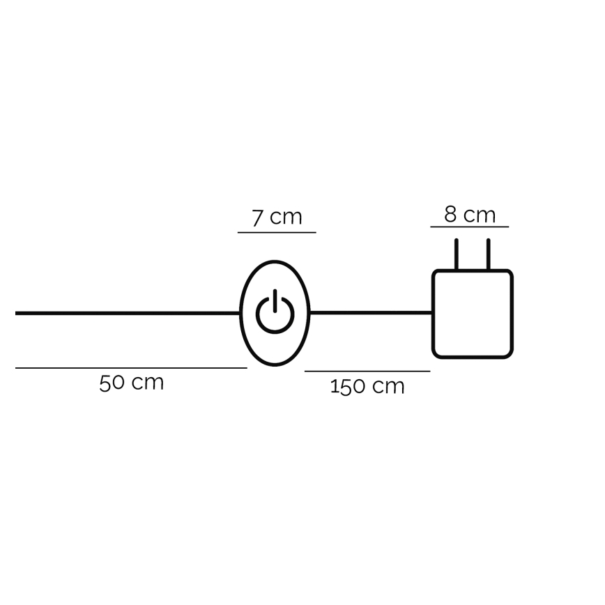 ONLI - Staande LED Lamp TWIST LED/24W/230V 4000K zwart