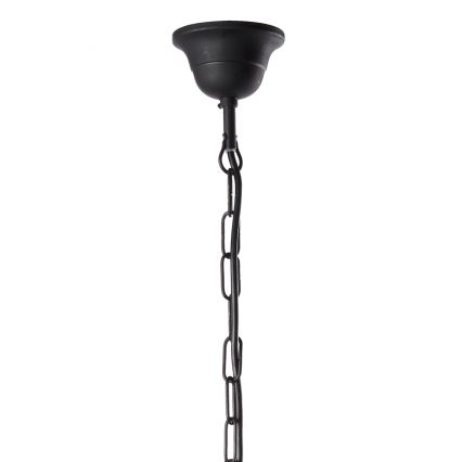 ONLI - Suspension chaîne CANDELA 5xE14/6W/230V noir