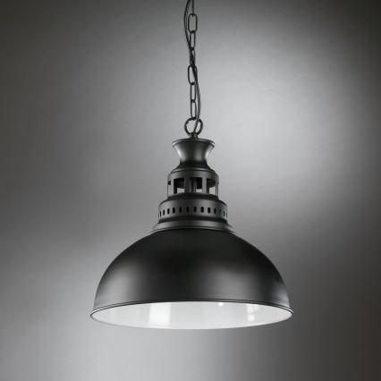 ONLI - Suspension chaîne ISTANBUL 1xE27/22W/230V noir