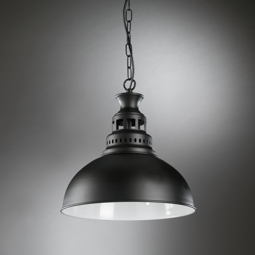ONLI - Suspension chaîne ISTANBUL 1xE27/22W/230V noir