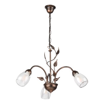 ONLI - Suspension chaîne LILIANA 3xE14/6W/230V