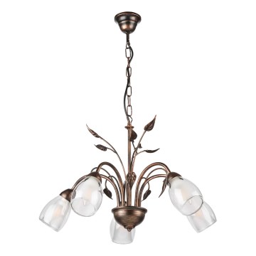 ONLI - Suspension chaîne LILIANA 5xE14/6W/230V