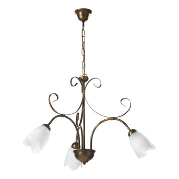 ONLI - Suspension chaîne ODINO 3xE14/6W/230V