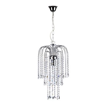 ONLI - Suspension chaîne PIOGGIA 1xE27/22W/230V chrome brillant