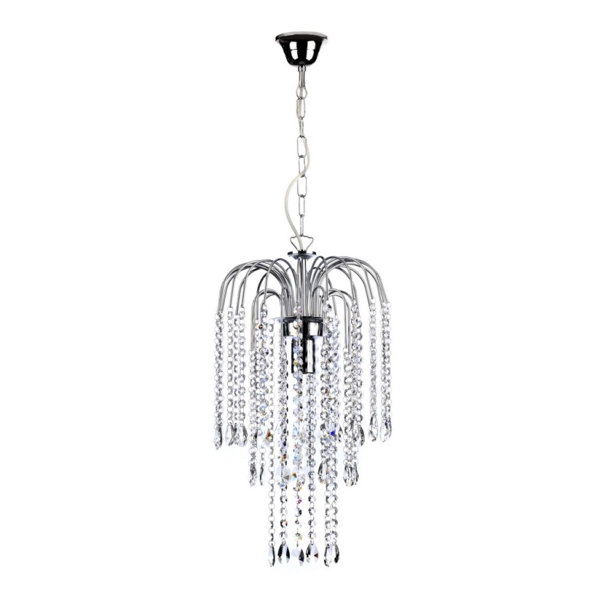 ONLI - Suspension chaîne PIOGGIA 1xE27/22W/230V chrome brillant