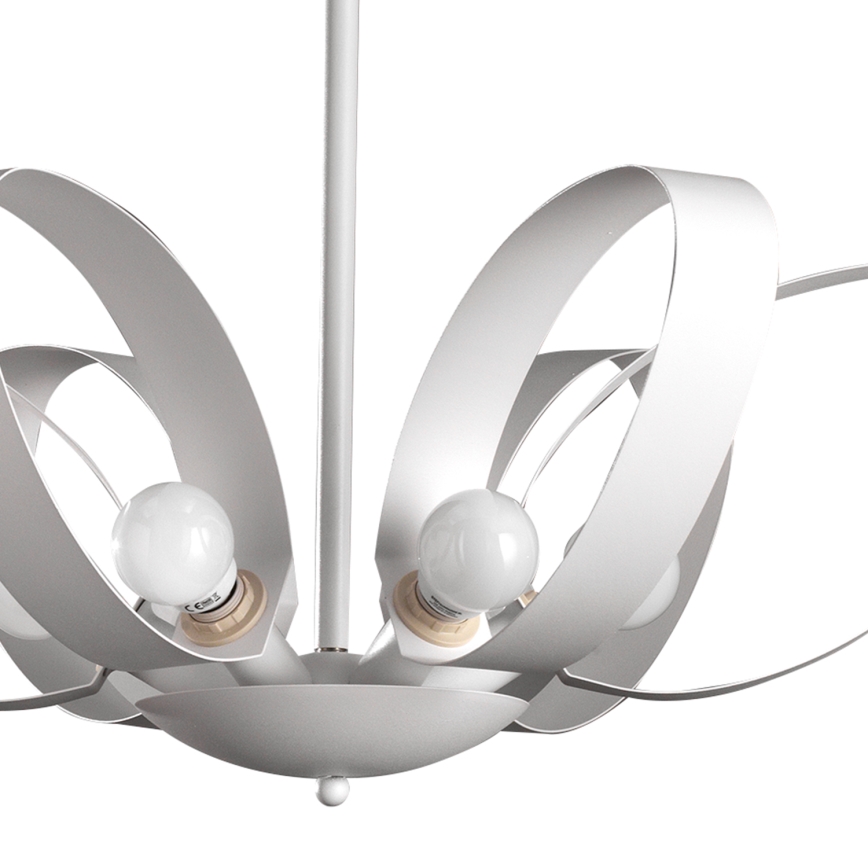ONLI - Suspension chaîne SERENA 6xE14/6W/230V blanc