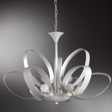 ONLI - Suspension chaîne SERENA 9xE14/6W/230V blanc
