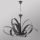 ONLI - Suspension chaîne SERENA 9xE14/6W/230V noir