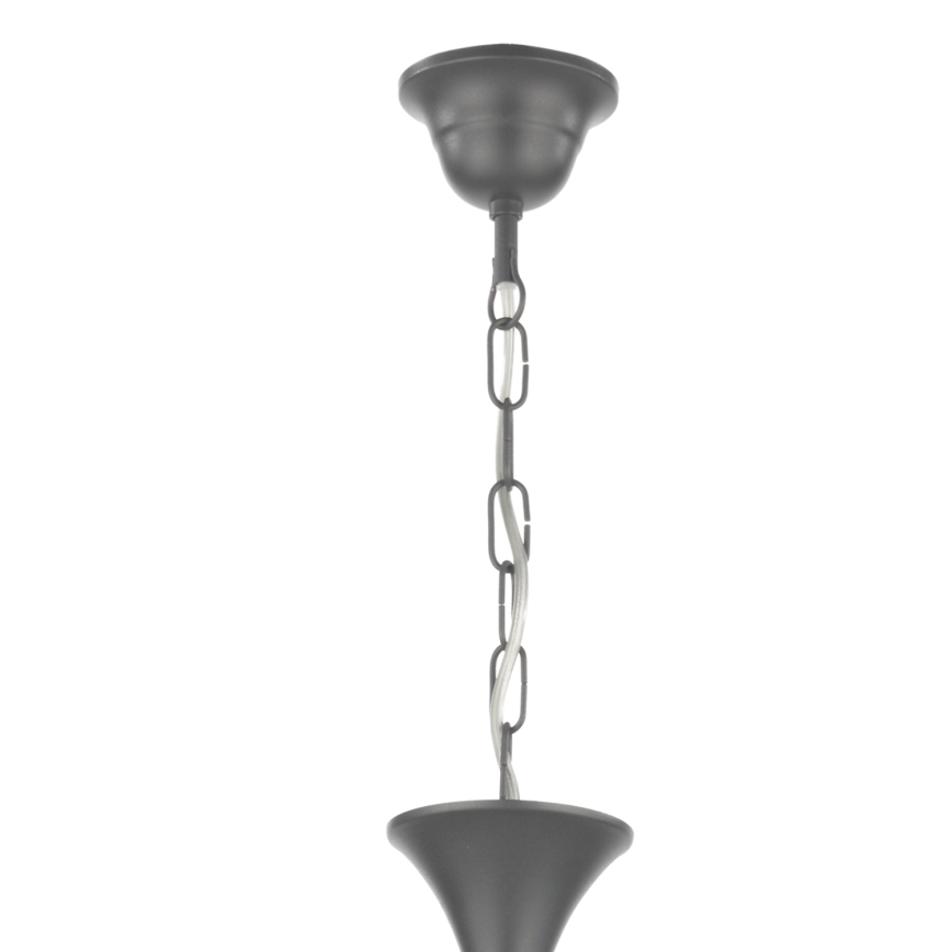 ONLI - Suspension chaîne SERENA 9xE14/6W/230V noir