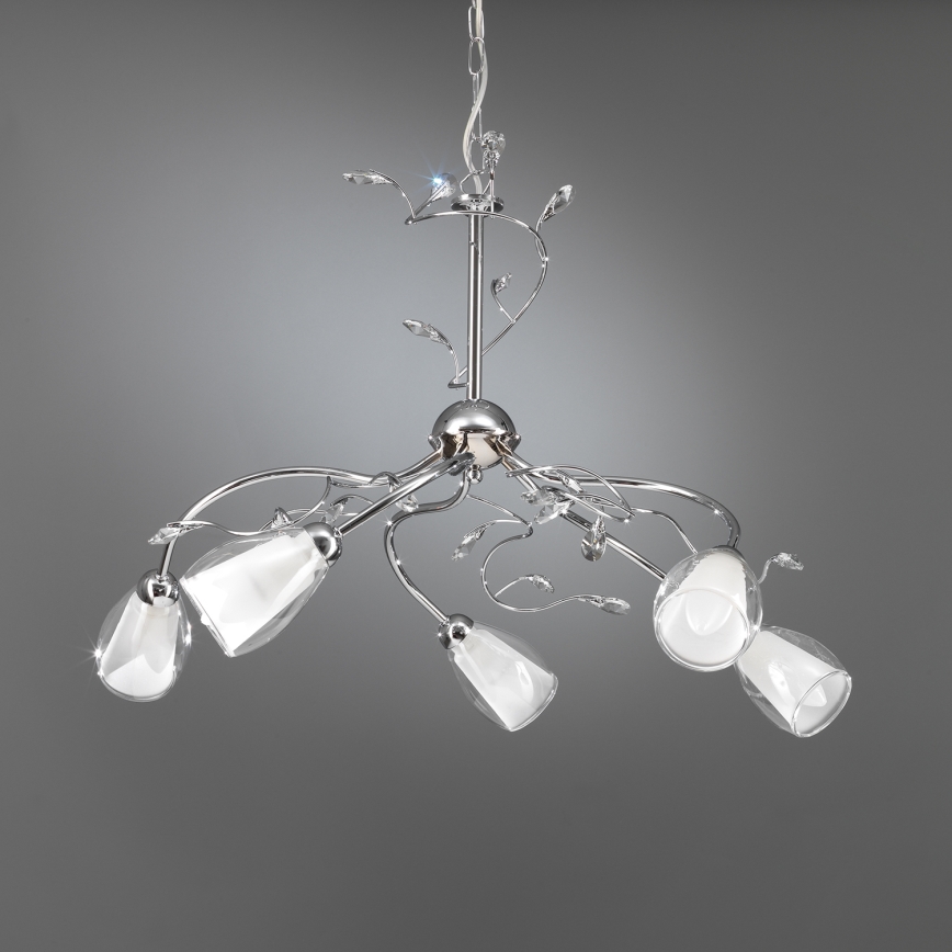 ONLI - Suspension chaîne SHARON 5xE14/6W/230V