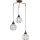 ONLI - Suspension filaire ARAIGNEE 3xE27/15W/230V noir/marron
