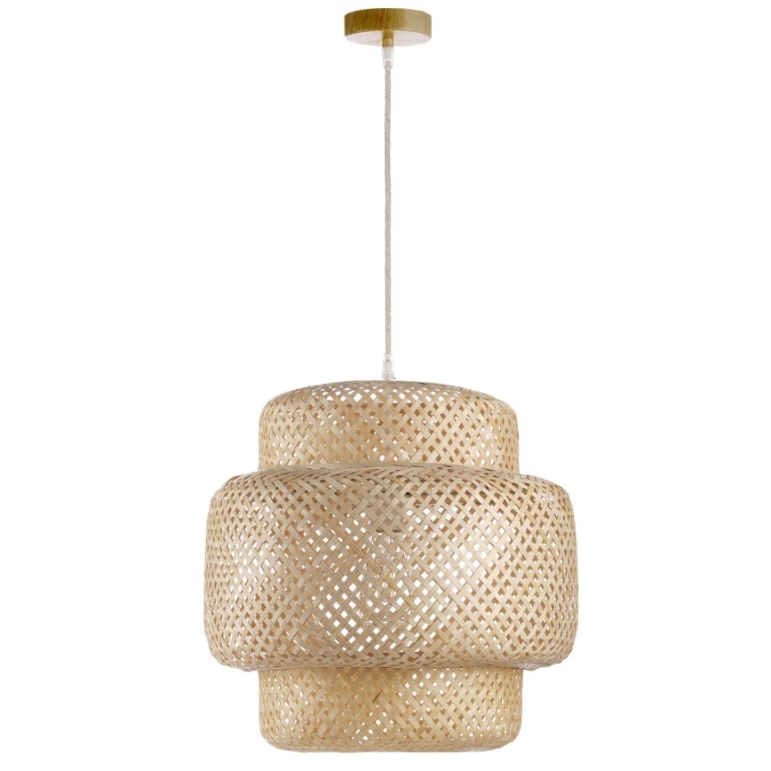 ONLI - Suspension filaire BAMBOO 1xE27/22W/230V bambou