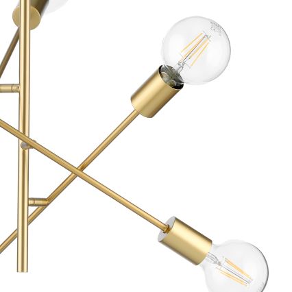ONLI - Suspension filaire CROSS 6xE27/22W/230V