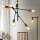 ONLI - Suspension filaire CROSS 6xE27/22W/230V noir/laiton