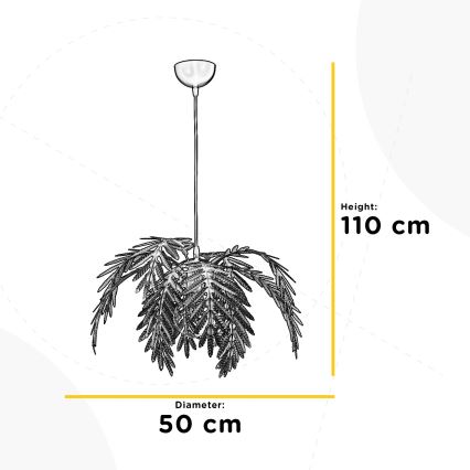 ONLI - Suspension filaire DUBAI 1xE27/22W/320V doré