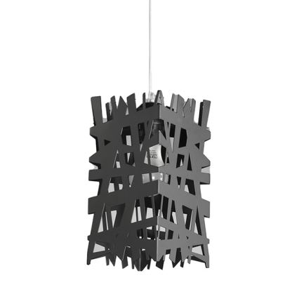 ONLI - Suspension filaire FORESTA 1xE27/15W/230V noir