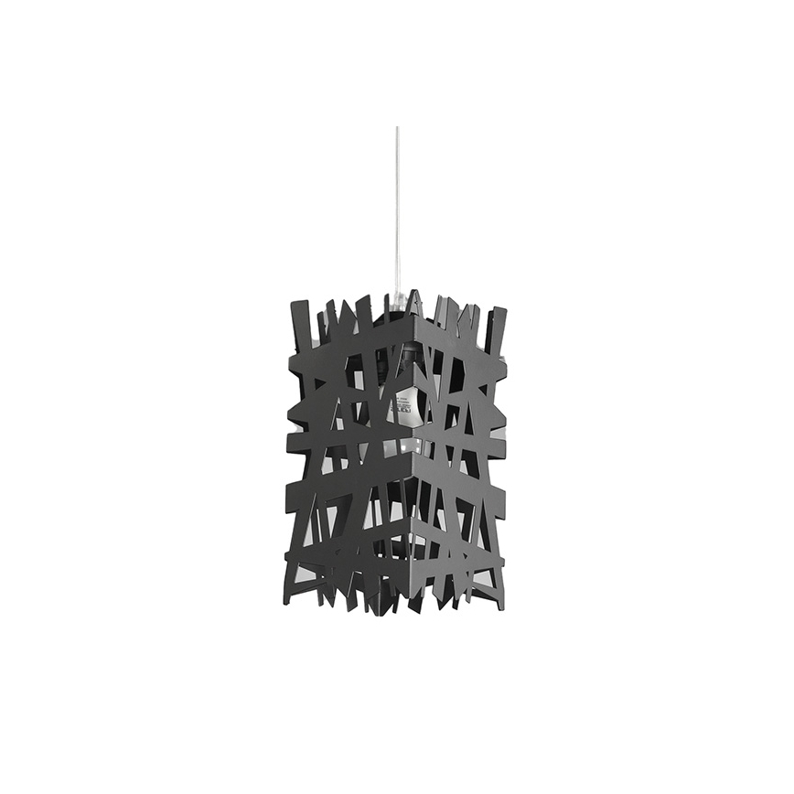 ONLI - Suspension filaire FORESTA 1xE27/15W/230V noir