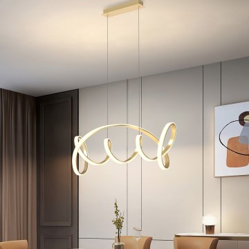 ONLI - Suspension filaire KIRA LED/60W/230V 4000K doré