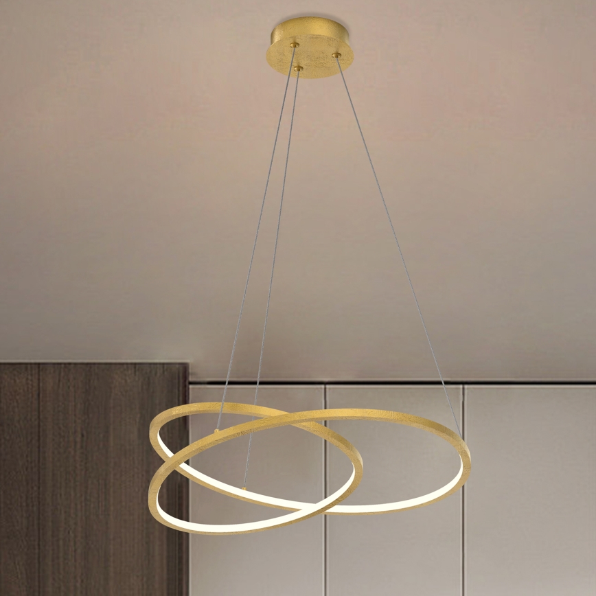 ONLI - Suspension filaire LIBERTY LED/30W/230V 4000K doré