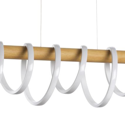 ONLI - Suspension filaire NILO LED/70W/230V 4000K marron/blanc