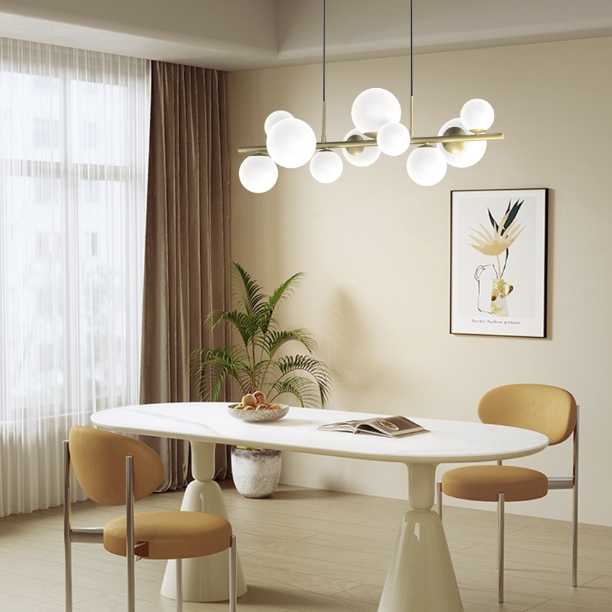 ONLI - Suspension filaire PALOMA 10xG9/10W/230V doré