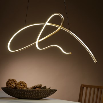 ONLI - Suspension filaire SIGN LED/42W/230V 4000K doré