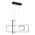 ONLI - Suspension filaire SQUID LED/60W/230V 4000K noir