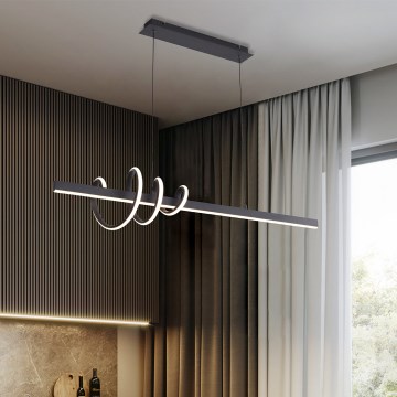 ONLI - Suspension filaire SWING LED/30W/230V 4000K noir