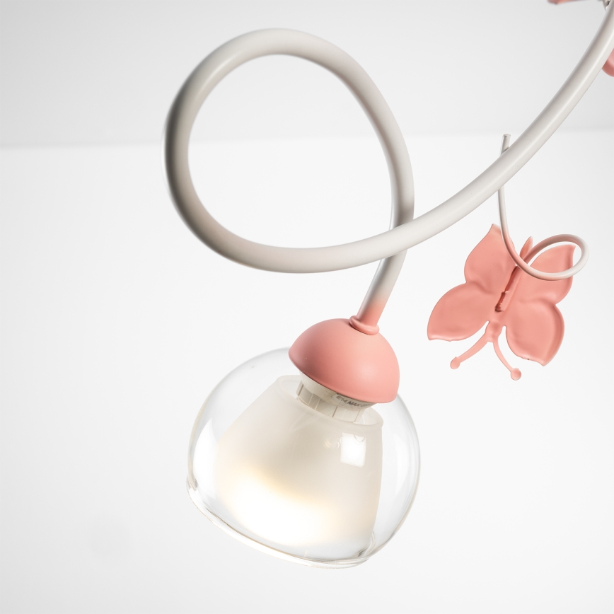 ONLI - Suspension pour enfant BUTTERFLY 3xE14/6W/230V