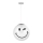 ONLI - Suspension pour enfants sur câble SMILEY 1xE27/15W/230V blanche