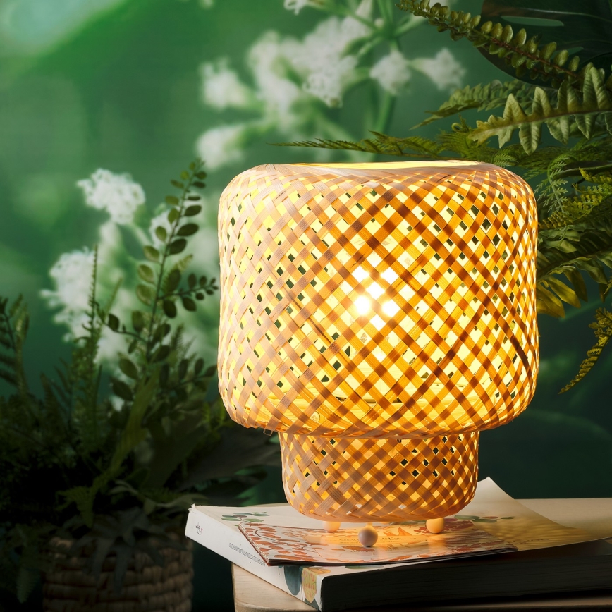 ONLI - Tafellamp BAMBOO 1xE27/22W/230V bamboe