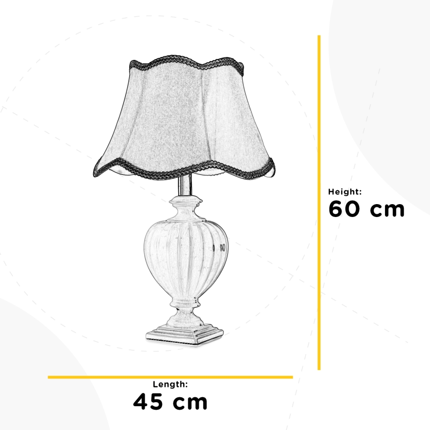 ONLI - Tafellamp DESY 1xE27/22W/230V 60 cm