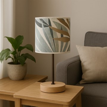 ONLI - Tafellamp FLORA 1xE27/22W/230V 28 cm groen/goud