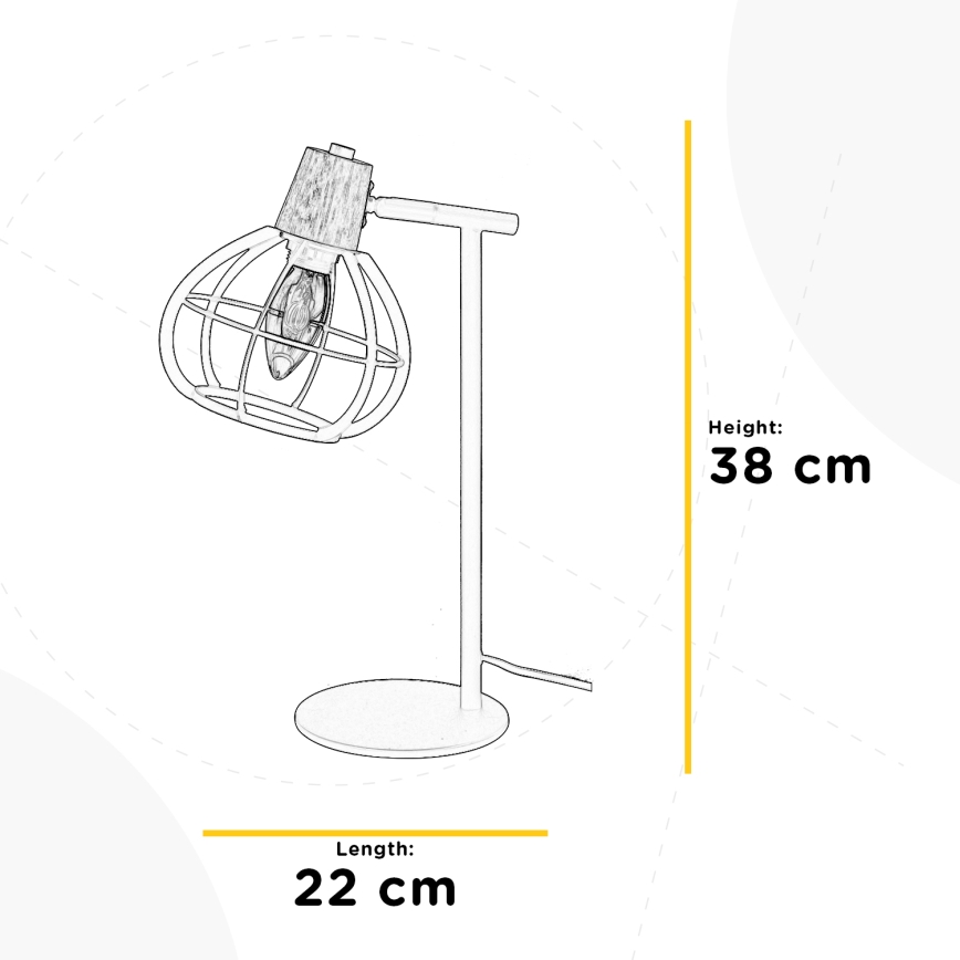 ONLI - Tafellamp GINGER 1xE14/6W/230V