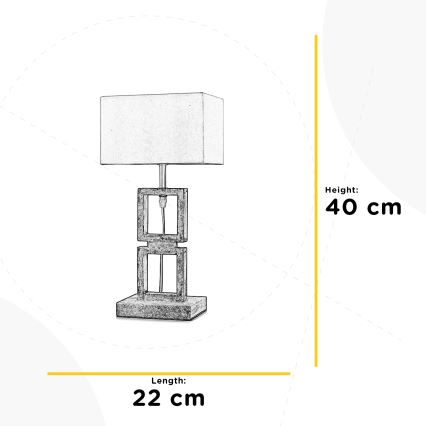 ONLI - Tafellamp KISAR 1xE27/22W/230V