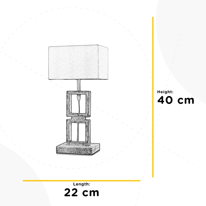ONLI - Tafellamp KISAR 1xE27/22W/230V