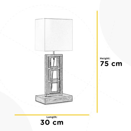ONLI - Tafellamp KISAR 2xE27/22W/230V