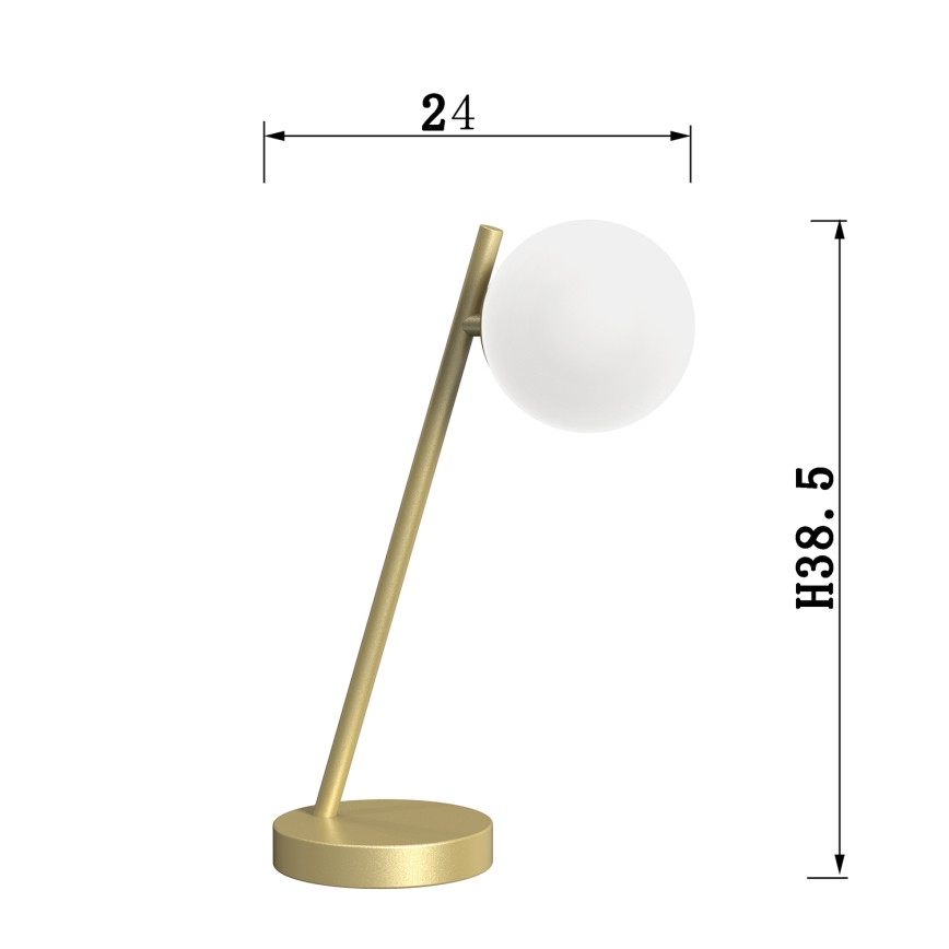 ONLI - Tafellamp PALOMA 1xG9/10W/230V 38,5 cm goud